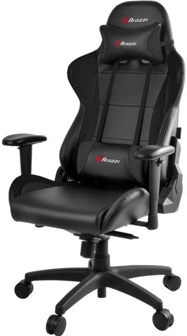Alt view image 8 of 10 - Arozzi Verona Pro V2 Premium Racing Style Gaming Chair with High Backrest Black