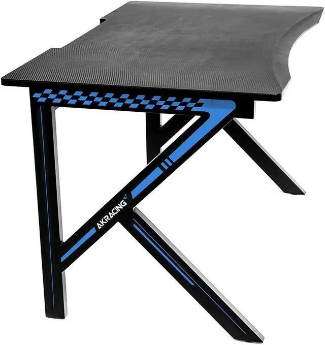 Alt view image 6 of 9 - AKRacing Summit Gaming Desk with XL Mouse Pad - Blue (AK-SUMMIT-BL-NA)