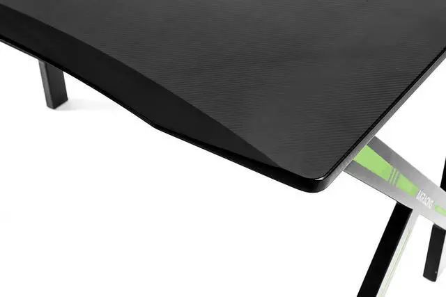 Alt view image 7 of 10 - AKRacing Summit Gaming Desk with XL Mouse Pad - Green (AK-SUMMIT-GN-NA)