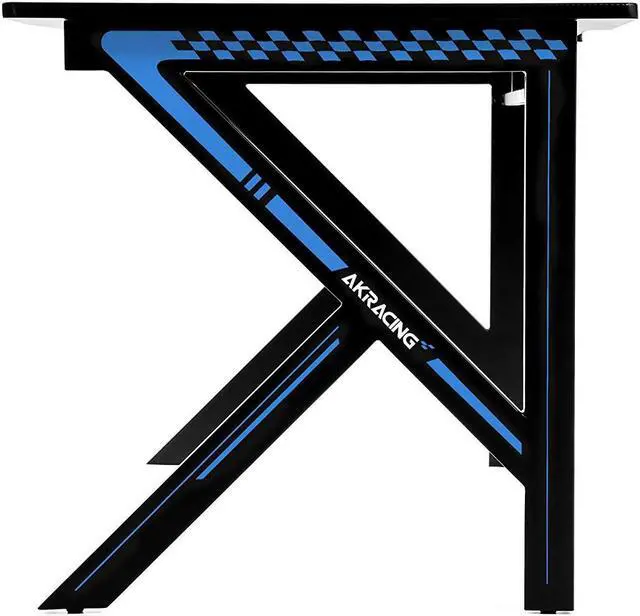 Alt view image 9 of 9 - AKRacing Summit Gaming Desk with XL Mouse Pad - Blue (AK-SUMMIT-BL-NA)