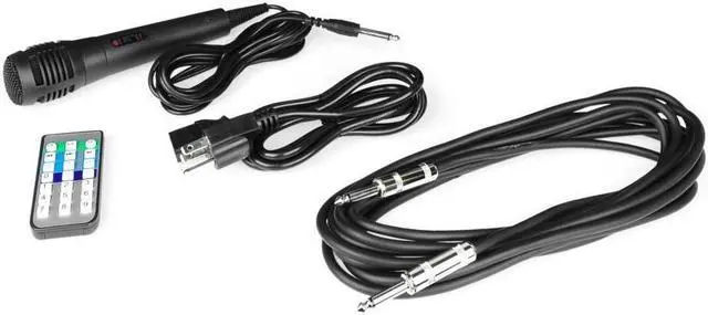 Alt view image 12 of 20 - Pyle Active Passive Bluetooth PA Dual Loudspeaker Sound System Kit & Microphones