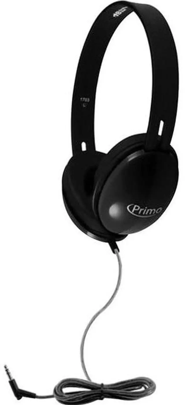 Alt view image 3 of 3 - HamiltonBuhl PRM100B Primo Stereo Headphones - Black
