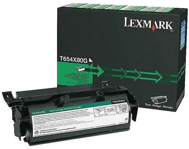Alt view image 2 of 12 - Lexmark T654X80G Extra High Yield Toner Cartridge - Black