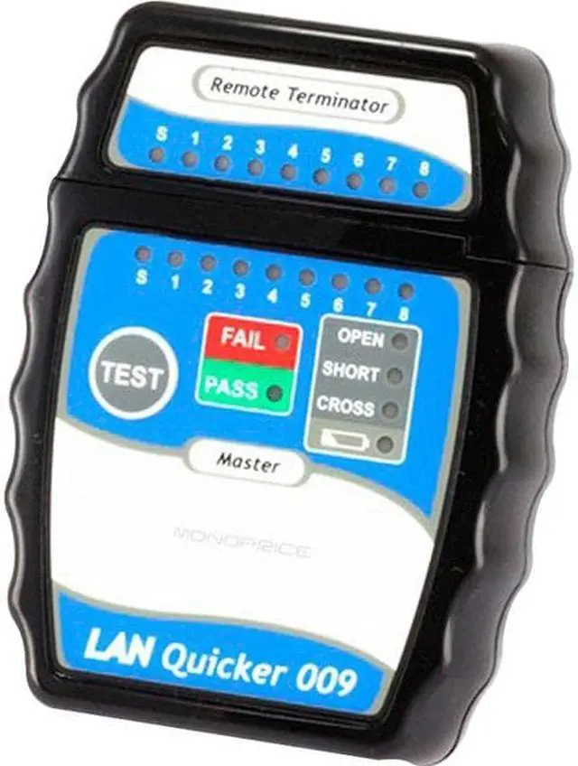 Alt view image 11 of 12 - Monoprice Quick RJ-45 Network Cable Tester