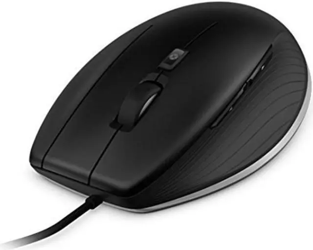 Alt view image 6 of 7 - CadMouse by 3D Connexion USB Mouse for CAD Pros - Matte Black (3DX-700052)