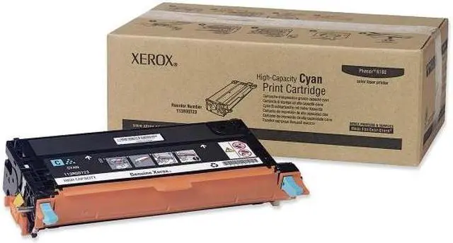 Alt view image 8 of 18 - Xerox High Capacity Cyan Toner Cartridge (6 000 Yield) 113R00723