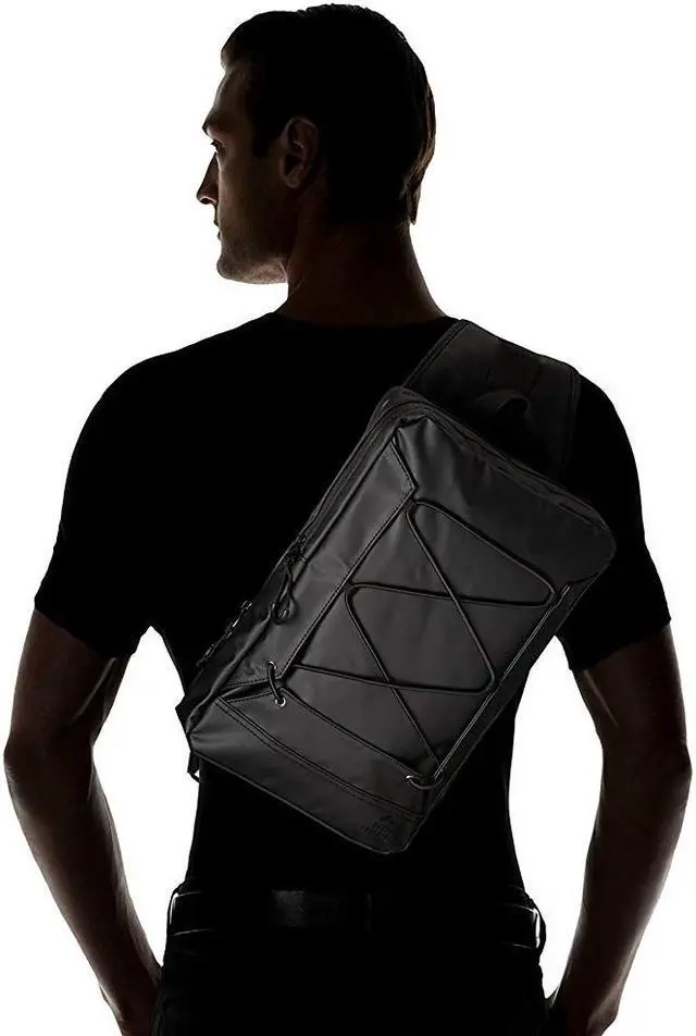 Alt view image 3 of 6 - Buxton Thor Sling Waterproof Utility Hiking Daypack/Backpack, Black