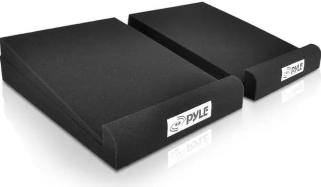 Alt view image 5 of 10 - Acoustic Sound Isolation Dampening Recoil Stabilizer Speaker Risers