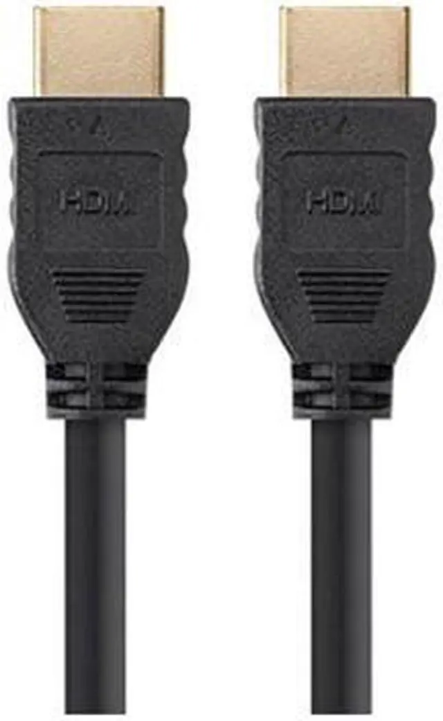 Alt view image 6 of 18 - Monoprice HDMI Cable - 8 Feet - Black (No Logo) High Speed, 4K@60Hz, HDR, 18Gbps, YUV 4:4:4, 30AWG, CL2, Compatible with UHD TV and More - Commercial Series