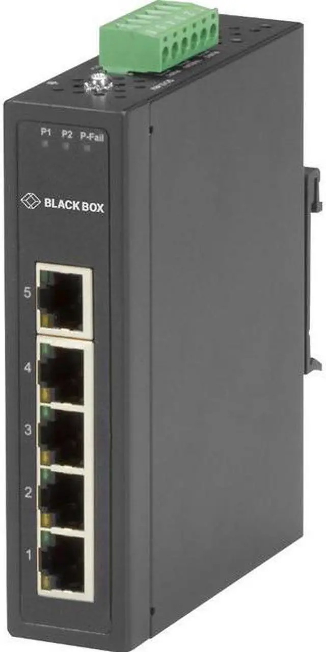 Alt view image 6 of 9 - BLACK BOX NETWORK SERVICES - INDUSTRIAL 10/100-MBPS ETHERNET SWITCH-UNMANAGED, EXTREME TEMPERATURE, 5-PORT