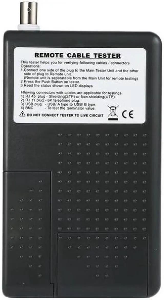 Alt view image 5 of 6 - Pro'skit MT-7057N Handheld RJ45 RJ11 USB BNC Cable Sniffer-Remote Network Lan Cable Tester Ethernet Wire Line Tracker Detector Finder
