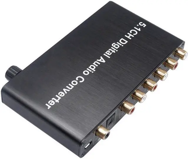 Main image of 5.1 CH Digital Audio Converter Decoder SPDIF Optical Coaxial to RCA DTS/AC3