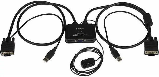 Alt view image 3 of 5 - STARTECH.COM SV211USB 2 Port VGA Cable KVM Switch