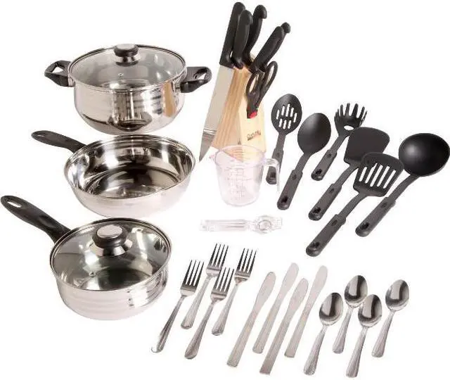 Main image of Gibson Overseas 89117.32 Lybra Ss Cookware Set 32Pc