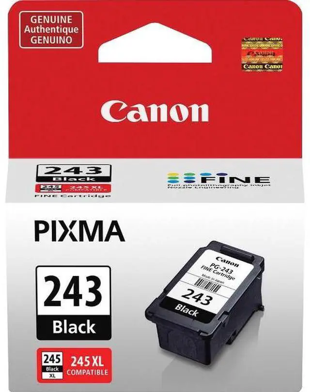Alt view image 10 of 17 - Canon PG-243 Printer - Ink Cartridges Pigment Black