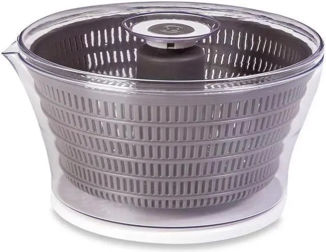 Alt view image 2 of 10 - Progressive PL8-1700 4 Quart Presse Salad Spinner Mixer Tosser PL8
