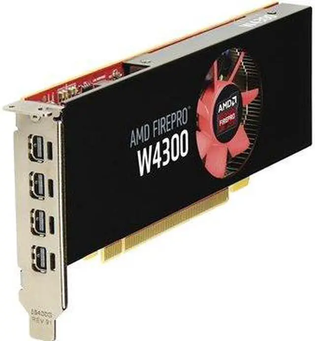 Alt view image 8 of 9 - HP FirePro W4300 Graphic Card T7T58AT Graphics Card