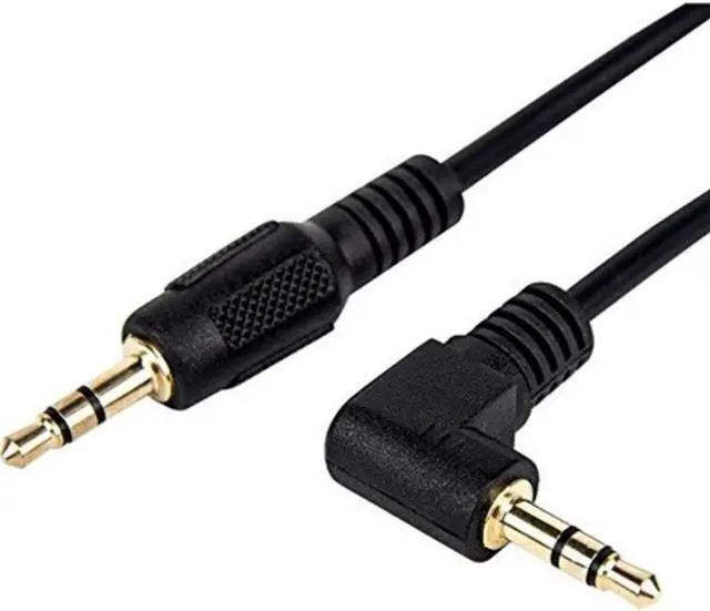 Alt view image 7 of 16 - Rocstor Y10C194-B1 10Ft Slim 3.5Mm To Right Angle Sterio Audio Cable Black