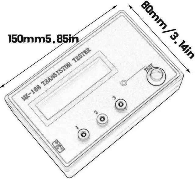 Alt view image 3 of 4 - New Arrival MK-168 TR\LCR\ESR Transistor LCR ESR Tester Semiconductor Device Analyzer