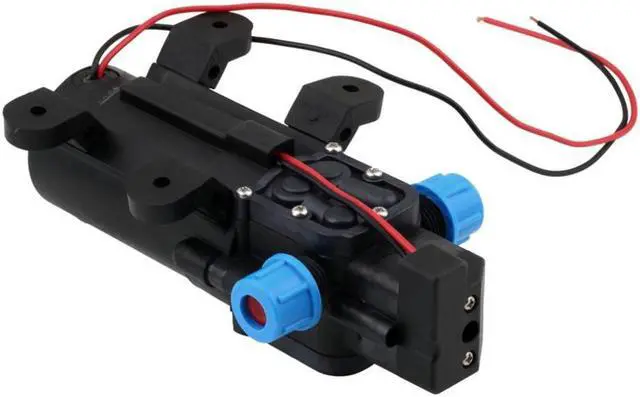 Alt view image 3 of 3 - 12V Durable Diaphragm Water Pump 30W 3L/min Self-Priming Camping Boating Built-in Check Valve Irrigation Watering Tools