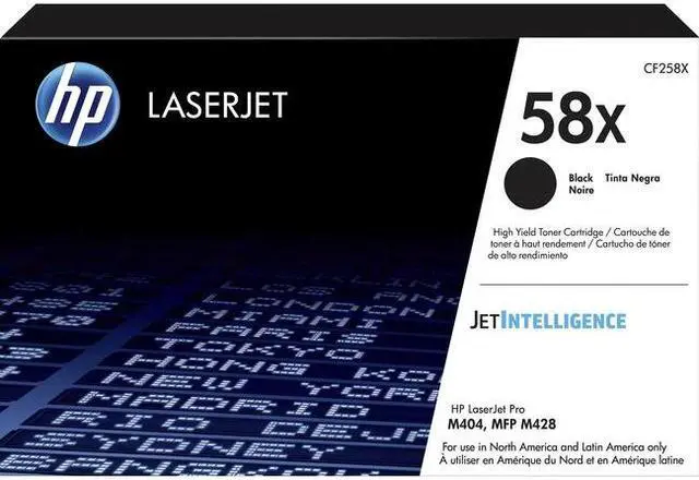 Alt view image 2 of 2 - Lovetoner Compatible HP CF258X BLACK HIGH YIELD LASER TONER CARTRIDGE WITHOUT CHIP - Pro M304 M305 M404 M405 M428