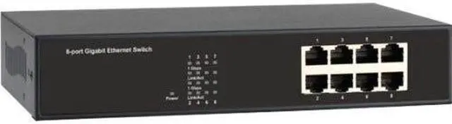 Main image of Black Box LGB408A-R2 8-Port Gigabit Ethernet Switch Unmanaged Sw