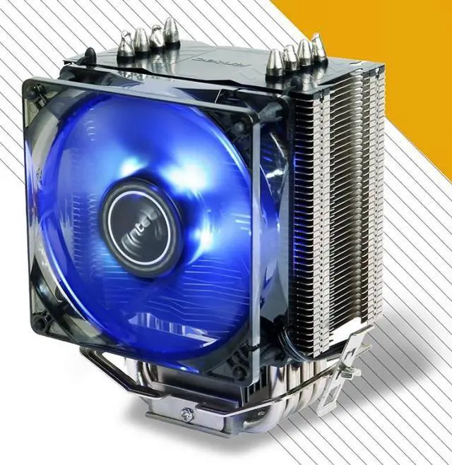 Alt view image 4 of 10 - Antec A40 PRO Blue LED CPU Cooler Fan Compatible with Intel and AMD