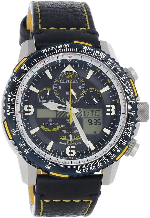 Alt view image 3 of 7 - Men's Citizen Eco-Drive Promaster Skyhawk A-T Solar Atomic Watch JY8078-01L