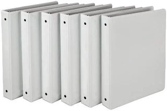 Alt view image 2 of 7 - Samsill Economy View Binder 1" Cap Holds 225pgs 6/CT WE I08537