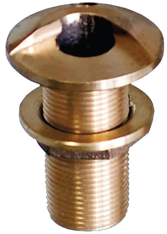 Alt view image 4 of 4 - GROCO 2" Bronze High Speed Thru-Hull Fitting w/Nut
