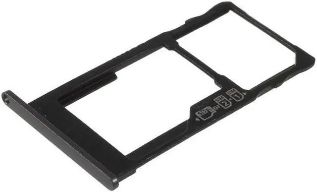 Main image of SIM Slot SD Card Tray Holder Replacement Part For Motorola Moto M XT1662 XT1663 (Black)
