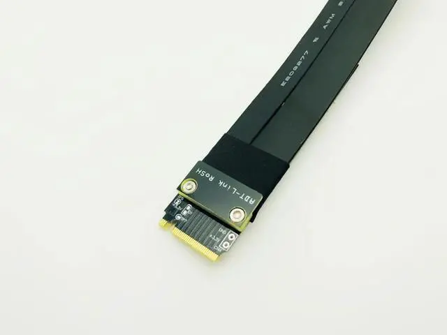 Alt view image 5 of 6 - Mainboard CPU Graphics Card Extention Cables PCI-E 1X to 16X Extender Riser Card SATA 4P Power Cable 4P Adapter Cable