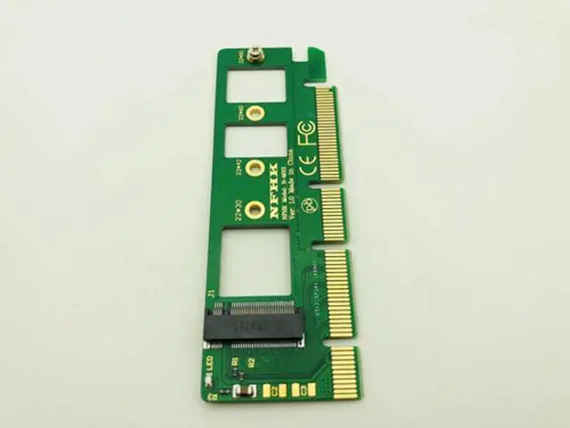 Alt view image 3 of 6 - 5PCS M.2 NGFF NVME AHCI SSD to PCI E PCI Express 3.0 x4 x16 Riser Card Adapter M key Connector for XP941 SM951 PM951 A110 M2 SSD