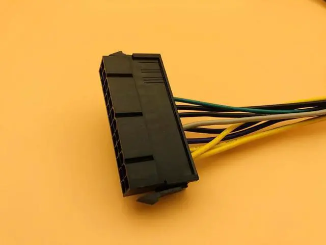 Alt view image 6 of 6 - ATX 24Pin Female to for DELL Optiplex 3020 7020 9020 T1700 Server Motherboard 8Pin Male Adapter Power Cable Cord 30cm 18AWG