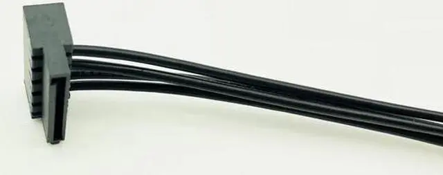 Alt view image 4 of 6 - New 45CM Cable MINI 4 Pin Turn 2 SATA Power Supply For Lenovo Main Board Interface Small 4Pin to Two SATA SSD Power Supply Cable