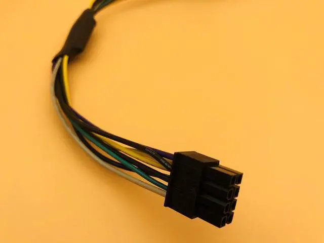 Alt view image 5 of 6 - ATX 24Pin Female to for DELL Optiplex 3020 7020 9020 T1700 Server Motherboard 8Pin Male Adapter Power Cable Cord 30cm 18AWG