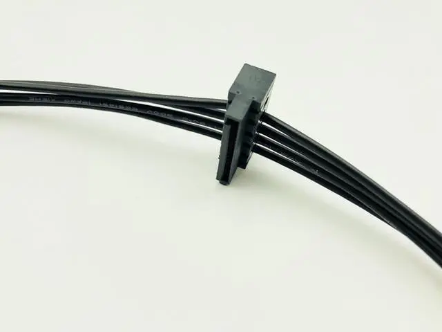 Alt view image 3 of 6 - New 45CM Cable MINI 4 Pin Turn 2 SATA Power Supply For Lenovo Main Board Interface Small 4Pin to Two SATA SSD Power Supply Cable