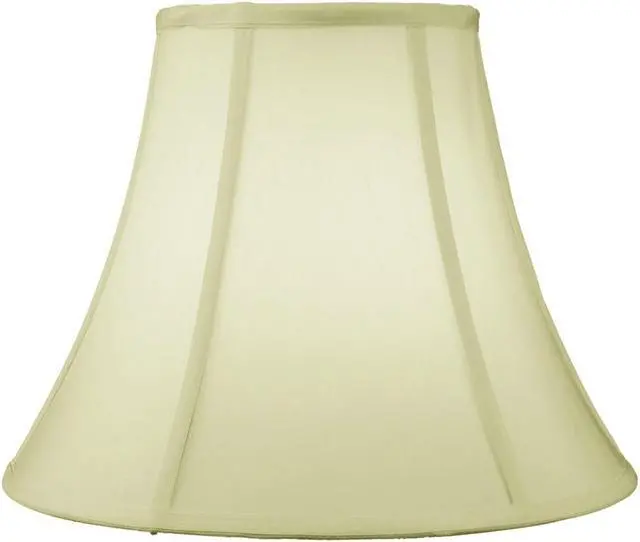 Alt view image 2 of 3 - 7x14x11 Egg Shell Shantung Bell Lampshade
