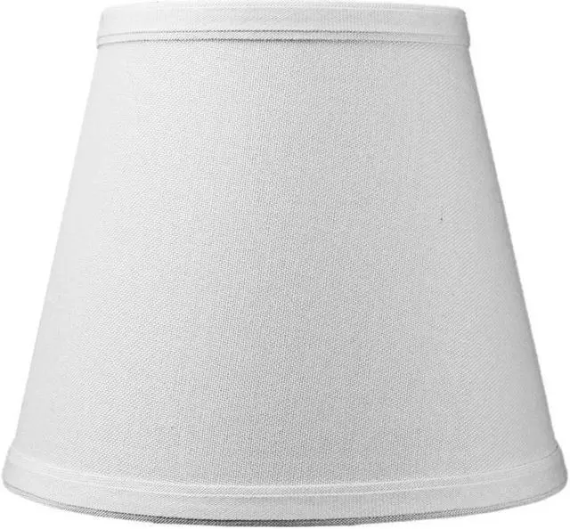 Main image of Edison Clip On Light Oatmeal Linen Fabric Empire Lamp Shade 5x8x7