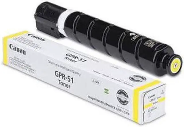 Alt view image 5 of 5 - Canon GPR-51 8519B003 ImageRunner Advance C250 C255 C256 C350 C355 C356 Toner Cartridge (Yellow) in Retail Packaging