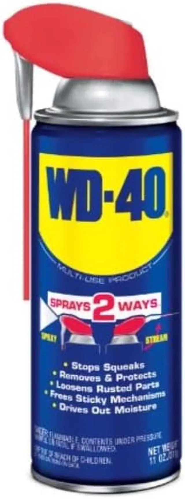Alt view image 3 of 20 - WD-40 Company Smart Straw Spray Lubricant 11 oz Aerosol Can 490040EA
