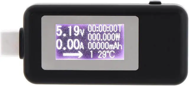 Main image of Battery Tester 4V to 20V 0A to 3A USB Charger Power Battery Capacity Tester Voltage Current Meter