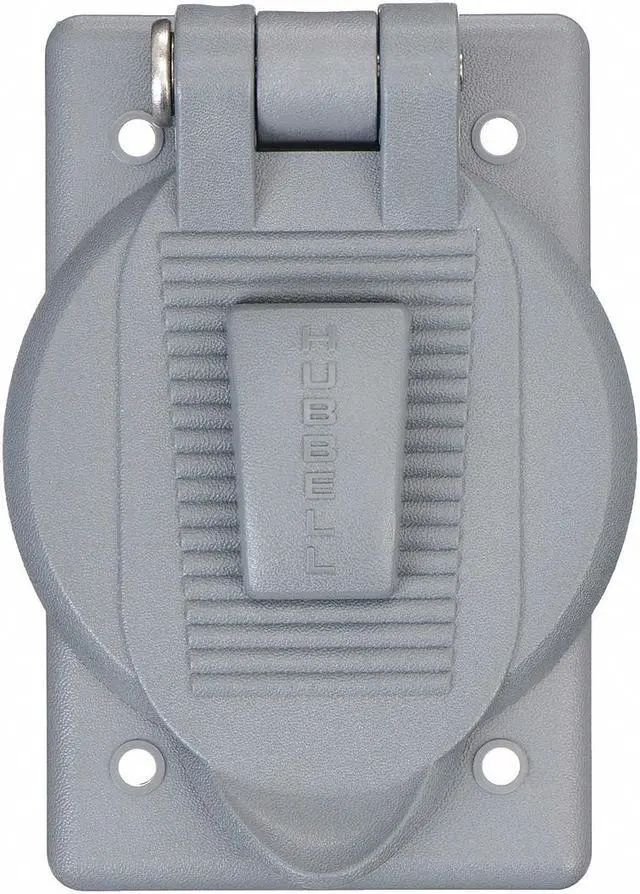 Main image of HUBBELL WIRING DEVICE-KELLEMS HBL7425WOA Weatherproof Cover, FS or FD