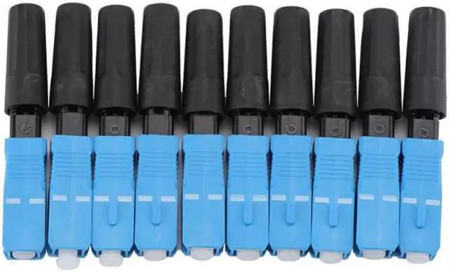 Main image of 100pcs Embedded SC Optic Fiber Quick Fast Connector Adapter for FTTH