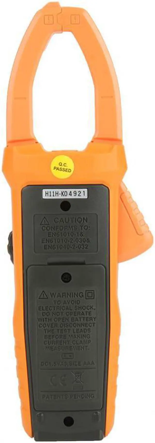 Alt view image 3 of 7 - PEAKMETER PM2128 Digital AC/DC Clamp Meter Voltage Current Meter Resistance Capacitance Tester