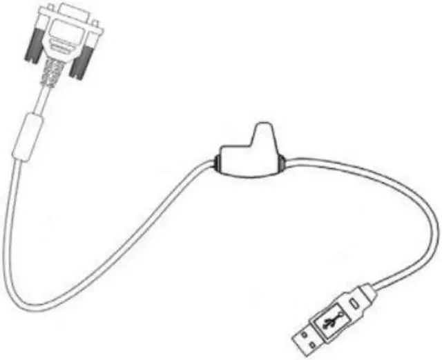 Alt view image 2 of 2 - HONEYWELL 52-52559-N-3-FR 9.8FT USB CABLE BLACK TYPE A STRAIGHT HOST POWER W/FERRITE