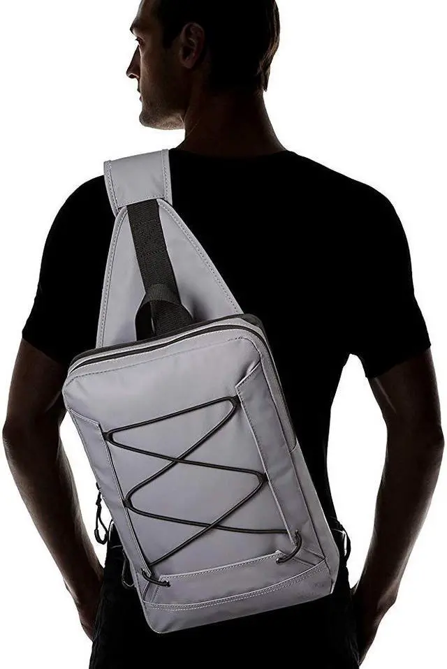 Alt view image 3 of 8 - Buxton Thor Sling Waterproof Utility Hiking Daypack Backpack Gray