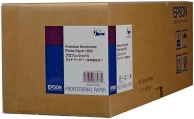 Alt view image 3 of 3 - Epson - S042152 - Epson Premium Photo Paper - 44 x 100 ft - 260 g/m - Semi Matte