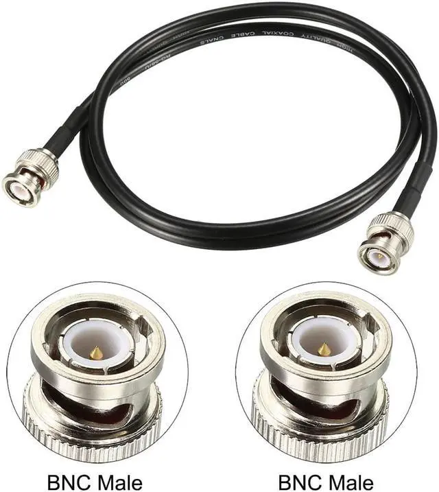 Alt view image 2 of 4 - RG58 Coaxial Cable with BNC Male to BNC Male Connectors 50 Ohm 3.3 ft