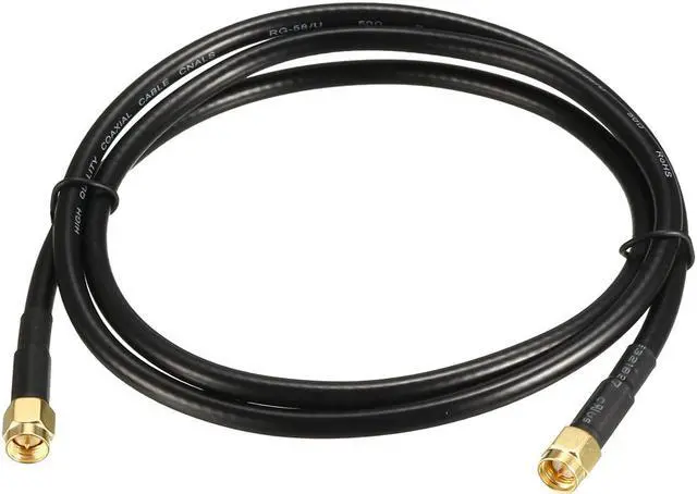 Main image of Antenna Extension Cable SMA Male to SMA Male Coaxial Cable RG58 50 Ohm 3 ft